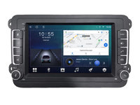 Navigatie dedicata cu Android VW Caddy 2004 - 2020, 4GB RAM, Radio GPS Dual Zone, Display HD IPS 7" Touchscreen, Internet Wi-Fi si slot SIM 4G, Bluetooth, MirrorLink, USB, Waze