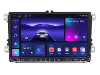 Navigatie dedicata cu Android VW Caddy 2004 - 2020, 3GB RAM, Radio GPS Dual Zone, Display HD IPS 9" Touchscreen, Internet Wi-Fi si slot SIM 4G, Bluetooth, MirrorLink, USB, Waze