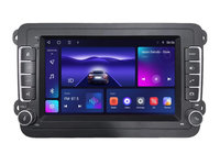 Navigatie dedicata cu Android VW Caddy 2004 - 2020, 3GB RAM, Radio GPS Dual Zone, Display HD IPS 7" Touchscreen, Internet Wi-Fi si slot SIM 4G, Bluetooth, MirrorLink, USB, Waze