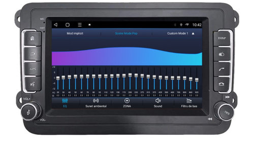 Navigatie dedicata cu Android VW Golf VI 2008 - 2014, 4GB RAM, Radio GPS Dual Zone, Display HD IPS 7" Touchscreen, Internet Wi-Fi si slot SIM 4G, Bluetooth, MirrorLink, USB, Waze