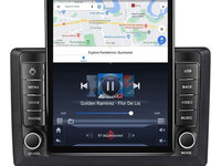 Navigatie dedicata cu Android VW Golf VI 2008 - 2014, 1GB RAM, Radio GPS Dual Zone, Touchscreen IPS 9.7" HD tip Tesla, Internet Wi-Fi, Bluetooth, MirrorLink, USB, Waze