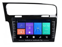 Navigatie dedicata cu Android VW Golf VII 2012 - 2019, negru, 1GB RAM, Radio GPS Dual Zone, Display HD IPS 8" Touchscreen, Internet Wi-Fi, Bluetooth, MirrorLink, USB, Waze