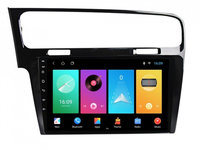 Navigatie dedicata cu Android VW Golf VII 2012 - 2019, negru, 2GB RAM, Radio GPS Dual Zone, Display HD IPS 10" Touchscreen, Internet Wi-Fi, Bluetooth, MirrorLink, USB, Waze