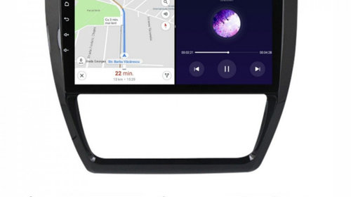 Navigatie dedicata cu Android VW Jetta IV 2011 - 2018, 8GB RAM, Radio GPS Dual Zone, Display HD IPS 10" Touchscreen, Internet Wi-Fi si slot SIM 4G, Bluetooth, MirrorLink, USB, Waze