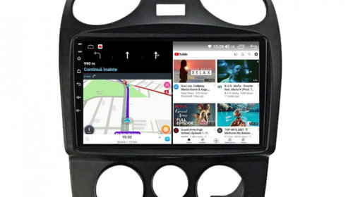 Navigatie dedicata cu Android VW New Beetle 2004 - 2011, 6GB RAM, Radio GPS Dual Zone, Display HD IPS 9" Touchscreen, Internet Wi-Fi si slot SIM 4G, Bluetooth, MirrorLink, USB, Waze