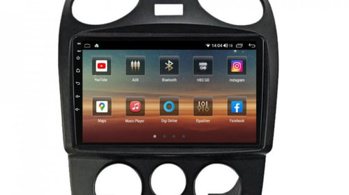 Navigatie dedicata cu Android VW New Beetle 2004 - 2011, 8GB RAM, Radio GPS Dual Zone, Display HD IPS 9" Touchscreen, Internet Wi-Fi si slot SIM 4G, Bluetooth, MirrorLink, USB, Waze