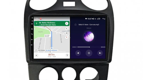 Navigatie dedicata cu Android VW New Beetle 2004 - 2011, 3GB RAM, Radio GPS Dual Zone, Display HD IPS 9" Touchscreen, Internet Wi-Fi si slot SIM 4G, Bluetooth, MirrorLink, USB, Waze