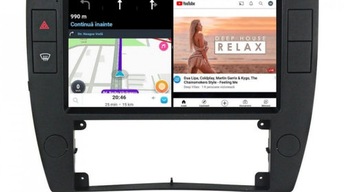 Navigatie dedicata cu Android VW Passat B5.5 2001 - 2005, 2GB RAM, Radio GPS Dual Zone, Display HD IPS 9" Touchscreen, Internet Wi-Fi, Bluetooth, MirrorLink, USB, Waze
