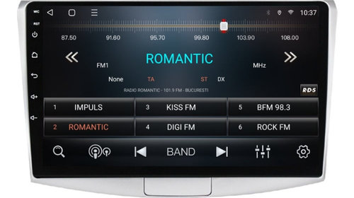 Navigatie dedicata cu Android VW Passat B6 / B7 2005 - 2015, 3GB RAM, Radio GPS Dual Zone, Display HD IPS 10" Touchscreen, Internet Wi-Fi si slot SIM 4G, Bluetooth, MirrorLink, USB, Waze