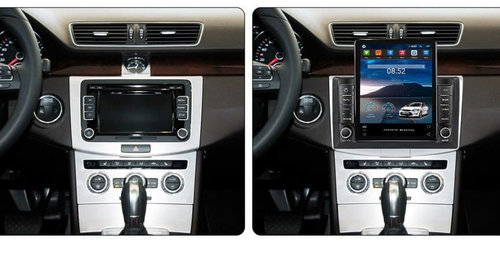 Navigatie dedicata cu Android VW Passat B6 / B7 2005 - 2015, 2GB RAM, Radio GPS Dual Zone, Touchscreen IPS 9.7" HD tip Tesla, Internet Wi-Fi, Bluetooth, MirrorLink, USB, Waze