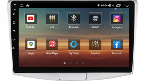 Navigatie dedicata cu Android VW Passat B6 / B7 2005 - 2015, 8GB RAM, Radio GPS Dual Zone, Display HD IPS 10" Touchscreen, Internet Wi-Fi si slot SIM 4G, Bluetooth, MirrorLink, USB, Waze