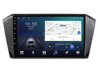 Navigatie dedicata cu Android VW Passat B8 dupa 2015, 2GB RAM, Radio GPS Dual Zone, Display HD IPS 10" Touchscreen, Internet Wi-Fi si slot SIM 4G, Bluetooth, MirrorLink, USB, Waze