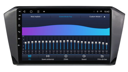 Navigatie dedicata cu Android VW Passat B8 dupa 2015, 3GB RAM, Radio GPS Dual Zone, Display HD IPS 10" Touchscreen, Internet Wi-Fi si slot SIM 4G, Bluetooth, MirrorLink, USB, Waze