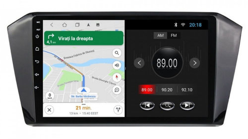 Navigatie dedicata cu Android VW Passat B8 dupa 2015, 1GB RAM, Radio GPS Dual Zone, Display HD IPS 10" Touchscreen, Internet Wi-Fi, Bluetooth, MirrorLink, USB, Waze