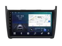 Navigatie dedicata cu Android VW Polo 6R 2009 - 2018, 2GB RAM, Radio GPS Dual Zone, Display HD IPS 9" Touchscreen, Internet Wi-Fi si slot SIM 4G, Bluetooth, MirrorLink, USB, Waze