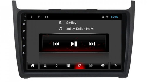 Navigatie dedicata cu Android VW Polo 6R 2009 - 2018, 1GB RAM, Radio GPS Dual Zone, Display HD IPS 9" Touchscreen, Internet Wi-Fi, Bluetooth, MirrorLink, USB, Waze