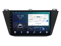 Navigatie dedicata cu Android VW Tiguan II dupa 2016, 2GB RAM, Radio GPS Dual Zone, Display HD IPS 10" Touchscreen, Internet Wi-Fi si slot SIM 4G, Bluetooth, MirrorLink, USB, Waze