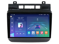 Navigatie dedicata cu Android VW Touareg 7P 2010 - 2018, 4GB RAM, Radio GPS Dual Zone, Display 2K QLED 9.5" Touchscreen, Internet Wi-Fi si slot SIM 4G, Bluetooth, MirrorLink, USB, Waze