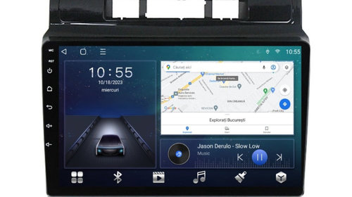 Navigatie dedicata cu Android VW Touareg 7P 2010 - 2018, 3GB RAM, Radio GPS Dual Zone, Display HD IPS 9" Touchscreen, Internet Wi-Fi si slot SIM 4G, Bluetooth, MirrorLink, USB, Waze