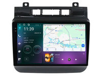 Navigatie dedicata cu Android VW Touareg 7P 2010 - 2018, 12GB RAM, Radio GPS Dual Zone, Display 2K QLED 9.5" Touchscreen, Internet Wi-Fi si slot SIM 4G, Bluetooth, MirrorLink, USB, Waze