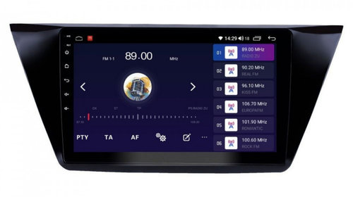Navigatie dedicata cu Android VW Touran III dupa 2015, 8GB RAM, Radio GPS Dual Zone, Display HD IPS 10" Touchscreen, Internet Wi-Fi si slot SIM 4G, Bluetooth, MirrorLink, USB, Waze