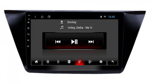 Navigatie dedicata cu Android VW Touran III dupa 2015, 1GB RAM, Radio GPS Dual Zone, Display HD IPS 10" Touchscreen, Internet Wi-Fi, Bluetooth, MirrorLink, USB, Waze