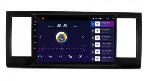 Navigatie dedicata cu Android VW Transporter / Caravelle / Multivan T6 2015 - 2020, 6GB RAM, Radio GPS Dual Zone, Display HD IPS 9" Touchscreen, Internet Wi-Fi si slot SIM 4G, Bluetooth, MirrorLink, USB, Waze