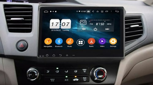 Navigatie dedicata cu ecran de 10.1inch pentru Honda Civic Sedan 2012-2015 Android 10 carplay