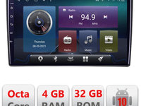 Navigatie dedicata Edonav Fiat Tipo 2020- Android radio gps internet,QLED,Octacore,4 Gb RAM,32 Gb Hdd,360,4G,DSP,GPS,Bluetooth