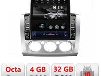 Navigatie dedicata Edonav Ford Focus clima manuala G-140-manual ecran Tesla 9.7" QLED,Octacore,4Gb RAM,32Gb Hdd,4G,Qled,360,DSP,GPS,Carplay
