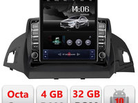Navigatie dedicata Edonav Ford Kuga 2013-2017 G-362 ecran Tesla 9.7" QLED,Octacore,4Gb RAM,32Gb Hdd,4G,Qled,360,DSP,GPS,Carplay