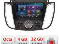 Navigatie dedicata Edonav Ford Kuga 2015-2020 SYNC2 si SYNC3,QLED,Octacore,4 Gb RAM,32 Gb Hdd,360,4G,DSP,GPS,Bluetooth 4+32 Kit-ku