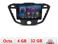 Navigatie dedicata Edonav Ford Transit C-845,QLED,Octacore,4 Gb RAM,32 Gb Hdd,360,4G,DSP,GPS,Bluetooth