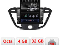 Navigatie dedicata Edonav Ford Transit G-845 ecran Tesla 9.7" QLED,Octacore,4Gb RAM,32Gb Hdd,4G,Qled,360,DSP,GPS,Carplay