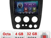 Navigatie dedicata Edonav Hummer H3 Android radio gps internet,QLED,Octacore,4 Gb RAM,32 Gb Hdd,360,4G,DSP,GPS,Bluetooth