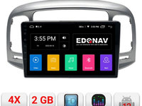 Navigatie dedicata Edonav Hyundai Accent 2006-2012 A-ACCENT Ecran Qled,2Gb Ram,32Gb Hdd,USB,Bluetooth,Wifi