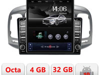 Navigatie dedicata Edonav Hyundai Accent 2006-2012 G-Accent ecran Tesla 9.7" QLED,Octacore,4Gb RAM,32Gb Hdd,4G,Qled,360,DSP,GPS,Carplay