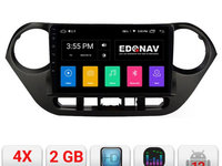 Navigatie dedicata Edonav Hyundai I10 2013-2019 A-HY38 Ecran Qled,2Gb Ram,32Gb Hdd,USB,Bluetooth,Wifi