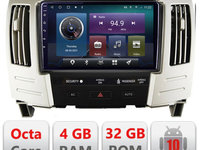 Navigatie dedicata Edonav Lexus RX300 2003-2008 Android radio gps internet,QLED,Octacore,4 Gb RAM,32 Gb Hdd,360,4G,DSP,GPS,Bluetooth