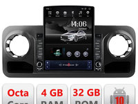 Navigatie dedicata Edonav Mercedes Sprinter 2018- Android radio gps internet Octa Core 4+64GB 9.7" tip Tesla LTE Kit-sprinter+