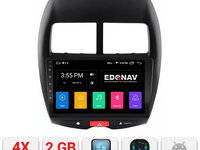 Navigatie dedicata Edonav Mitsubishi ASX A-026 Ecran Qled,2Gb Ram,32Gb Hdd,USB,Bluetooth,Wifi