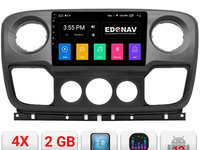 Navigatie dedicata Edonav Opel Movano, Renault Master 2010-2021 Ecran Qled,2Gb Ram,32Gb Hdd,USB,Bluetooth,Wifi