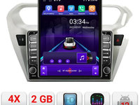 Navigatie dedicata Edonav Peugeot 301 Citroen K-Elysee K-301 ecran Tesla 9.7" QLED,2Gb RAM,32Gb Hdd,DSP,GPS,Bluetooth