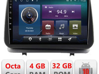 Navigatie dedicata Edonav Renault Clio 3 2005-2013 Android radio gps internet,QLED,Octacore,4 Gb RAM,32 Gb Hdd,360,4G,DSP,GPS,Bluetooth