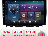 Navigatie dedicata Edonav Renault Clio 5 Android radio gps internet,QLED,Octacore,4 Gb RAM,32 Gb Hdd,360,4G,DSP,GPS,Bluetooth