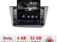 Navigatie dedicata Edonav Seat Leon 2005-2012 G-leon05 ecran Tesla 9.7" QLED,Octacore,4Gb RAM,32Gb Hdd,4G,Qled,360,DSP,GPS,Carplay