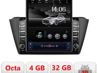 Navigatie dedicata Edonav Skoda Fabia 2015- G-541 ecran Tesla 9.7" QLED,Octacore,4Gb RAM,32Gb Hdd,4G,Qled,360,DSP,GPS,Carplay