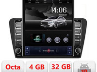Navigatie dedicata Edonav SKODA SKODA OCTAVIA 2014-2020 Manual H-279 ecran tip TESLA 9.7" Android Radio Bluetooth Internet GPS WIFI