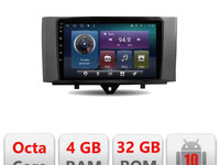 Navigatie dedicata Edonav Smart Fortwo  2010-2015 C-Smart10,QLED,Octacore,4 Gb RAM,32 Gb Hdd,360,4G,DSP,GPS,Bluetooth