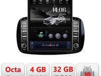 Navigatie dedicata Edonav Smart Fortwo  2015- G-Smart15 ecran Tesla 9.7" QLED,Octacore,4Gb RAM,32Gb Hdd,4G,Qled,360,DSP,GPS,Carplay